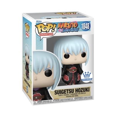 Funko Pop Suigetsu Hozuki numa caixa de vinil da Naruto Shippuden