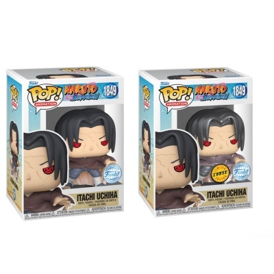 Figuras Funko Pop! Itachi Uchiha Naruto Shippuden em caixas com etiquetas adicionais