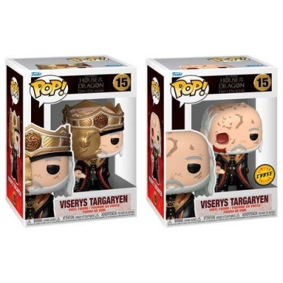 Bonecos Funko Pop! Viserys Targaryen House of the Dragon com caixa