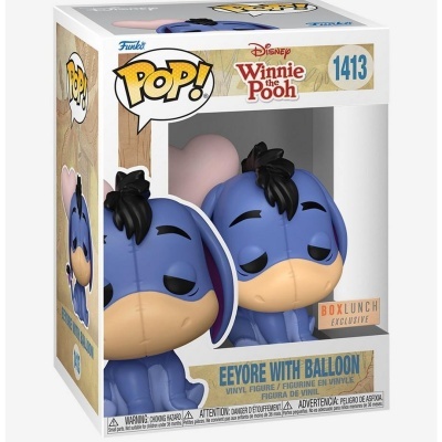 Figura Funko Pop Eeyore com balão em caixa