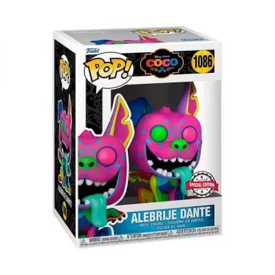 Caixa de figura Funko Pop! Alebrije Dante da Disney Pixar Coco