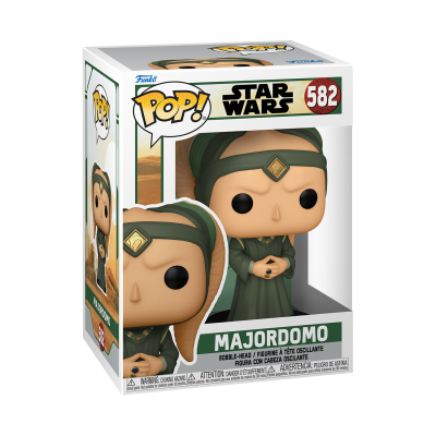 Figura Funko Pop! Star Wars Majordomo nº 582 em caixa com janela