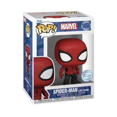 Funko Pop! Spider-Man Last Stand na caixa com janela