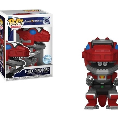 Figura Funko Pop! T-Rex Dinozord Power Rangers com caixa