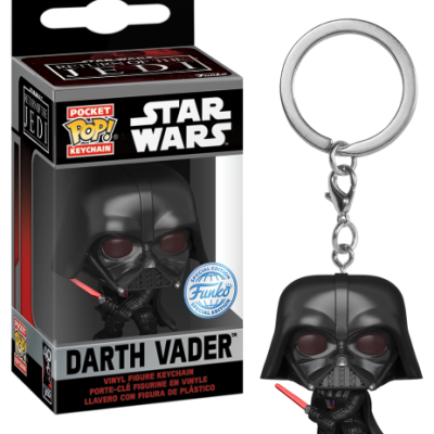 Chaveiro Darth Vader em vinil com embalagem Star Wars