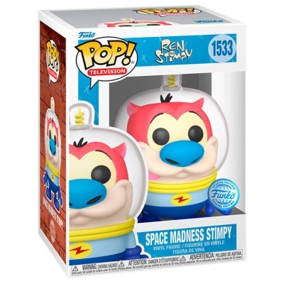 Figura vinílica Funko Pop! Space Madness Stimpy em embalagem transparente