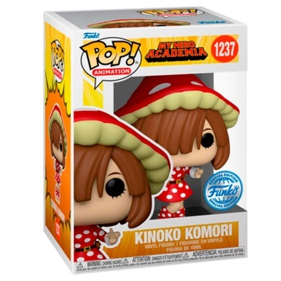 Figura Pop de vinil da Kinoko Komori em caixa de coleção.