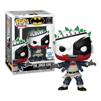 Figura Funko Pop! The Joker King com cabelo verde e roupa rasgada.