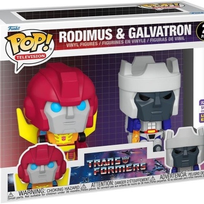 Conjunto Funko Pop! Rodimus & Galvatron Transformers, embalagem limitada 2 figuras
