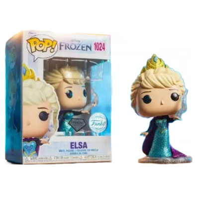 Boneco Funko Pop Elsa Frozen com caixa