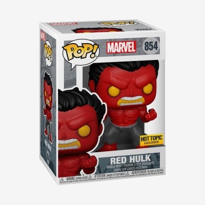 Figura Pop! Marvel nr 854 do Red Hulk em caixa