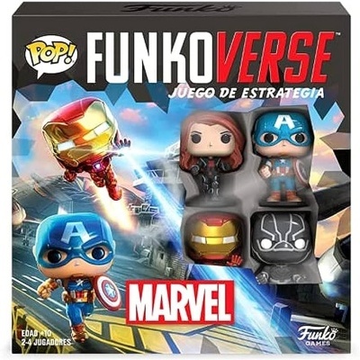 Caixa de jogo de estratégia POP! Funkoverse com miniaturas Marvel