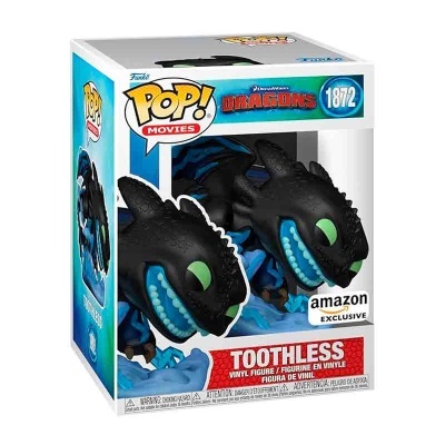 Figura de vinil Funko Pop! Toothless em caixa com design colorido