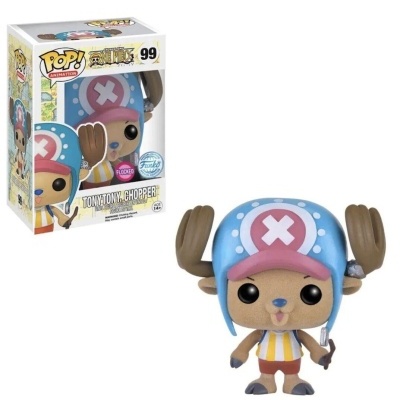 Figurina Funko Pop! de Tom Tony Chopper com capacete azul e cruz branca