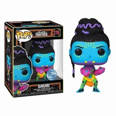 Figura Funko POP! de Shuri do Black Panther 276 com pele azul e roupa colorida