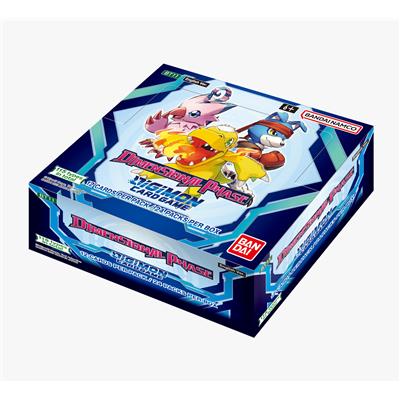 Caixa do jogo de cartas Duel Masters Dual Card Game com personagens animais coloridos.