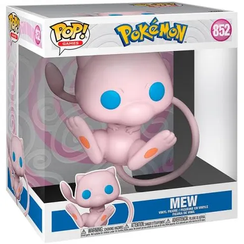 Figura Funko Pop! de Mew do jogo Pokémon embalada