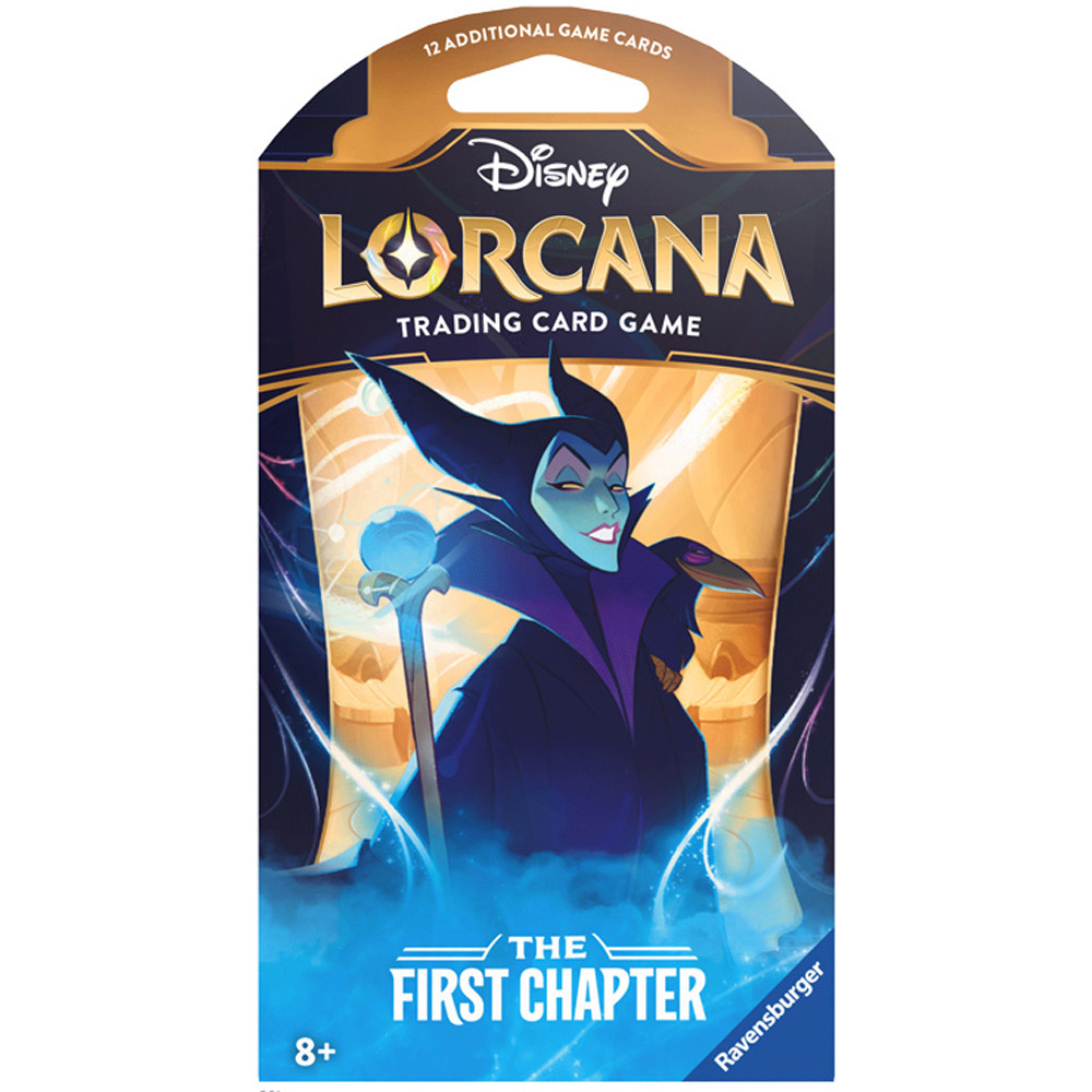 Pack de cartas Disney Lorcana Trading Card Game The First Chapter com Maléfica