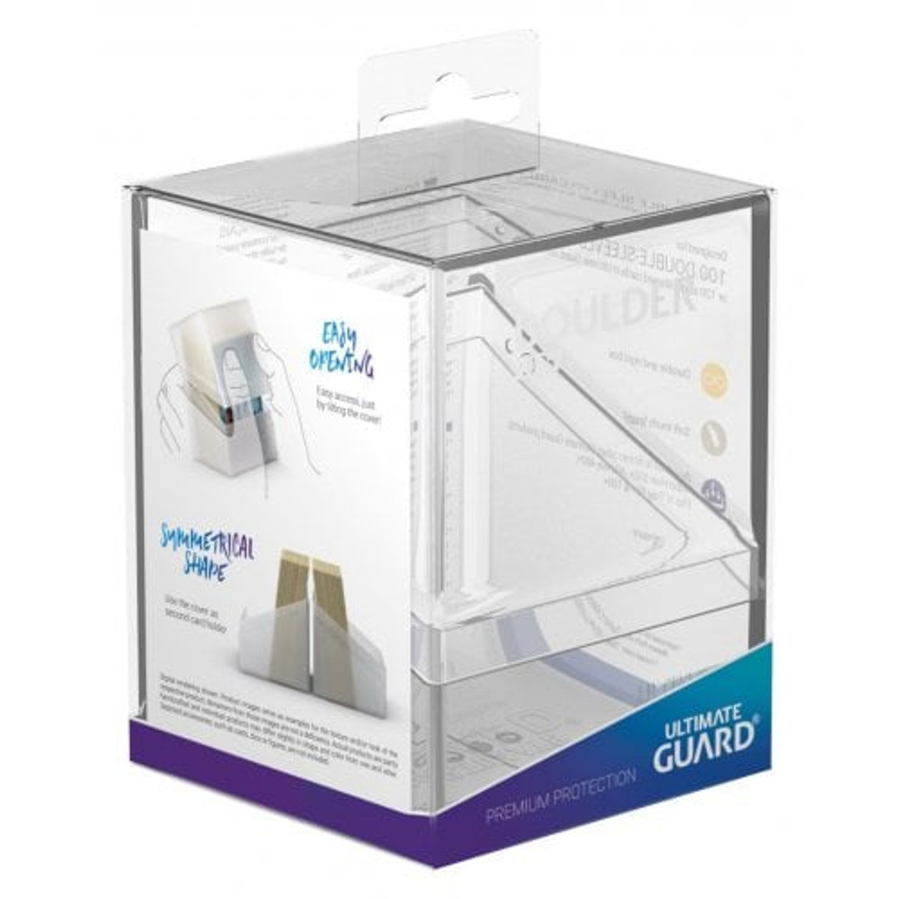 embalagem transparente com estojo para cartas Ultimate Guard