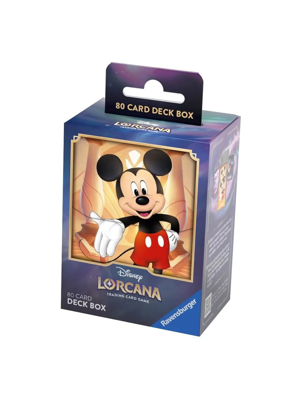 Caixa do jogo Disney Lorcana com Mickey Mouse
