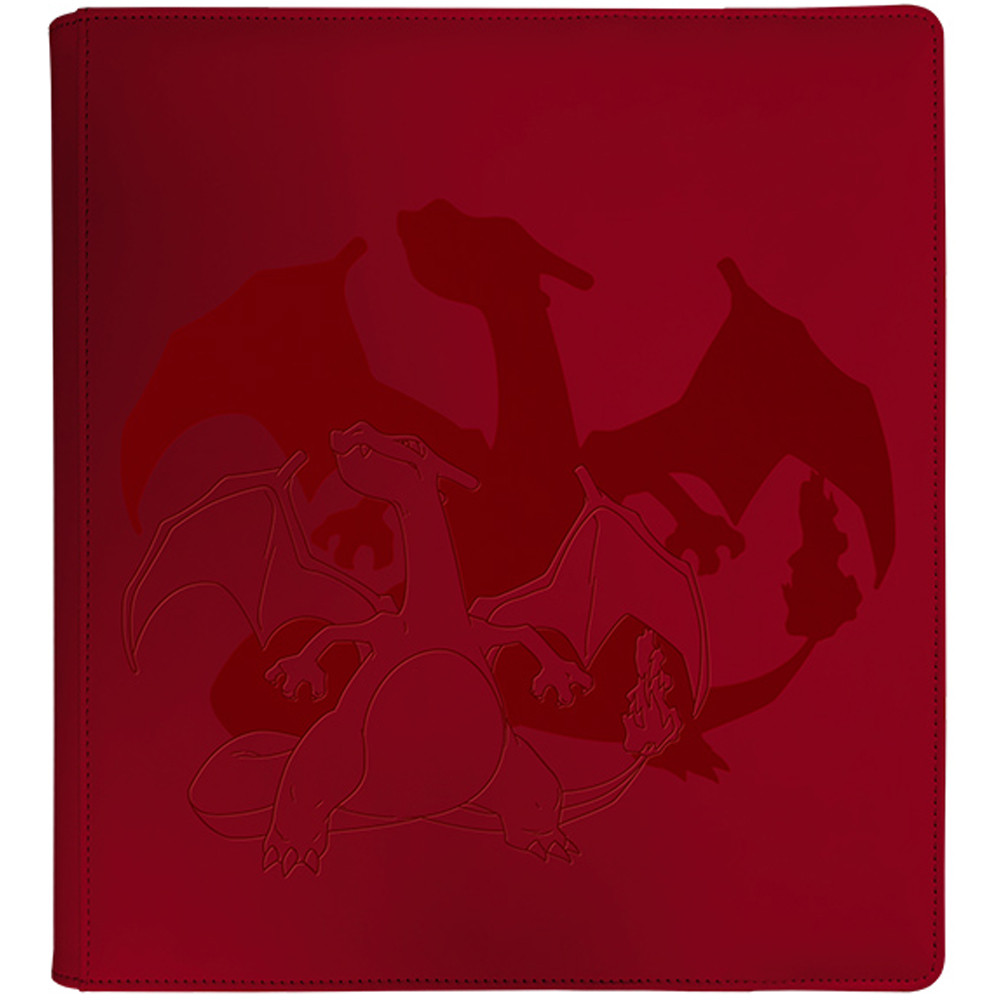 Capa vermelha com relevo de dragões