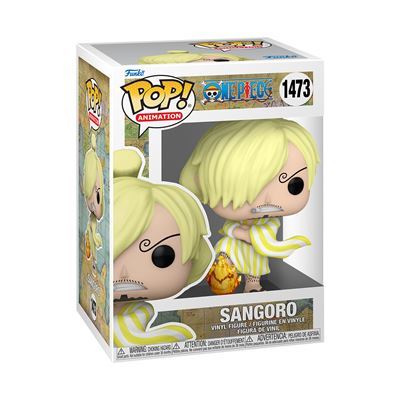Boneco Funko Pop! Sangoro da série One Piece em embalagem