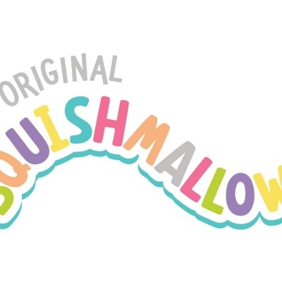 Logotipo colorido da Original Squishmallows