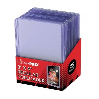 Pacote com 25 protetores de cartas 3x4 Ultra PRO transparentes