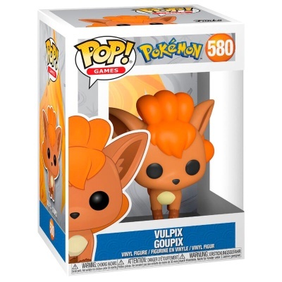 Figura Funko Pop! Vulpix Pokémon em embalagem transparente