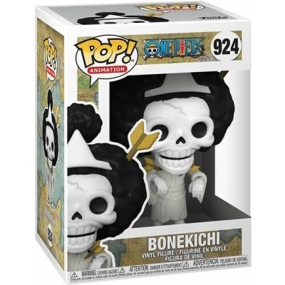 Figura de vinil Bonekichi da série One Piece na caixa Funko Pop! nº 924