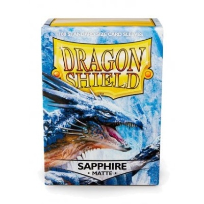 Embala de plástico para cartas com arte de dragão e texto Dragon Shield