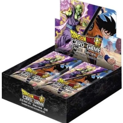 Pack de cartas Dragon Ball Super Card Game Zenkai Series 06 com personagens ilustrados