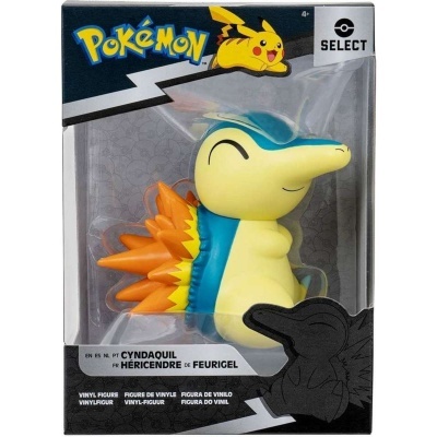 Boneco vinil Pokémon Select Cyndaquil em embalagem transparente