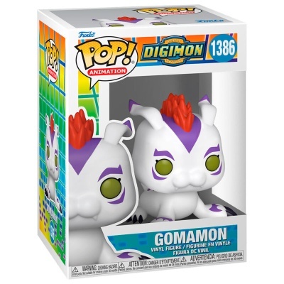Funko Pop Gomamon Digimon figura de vinil na caixa