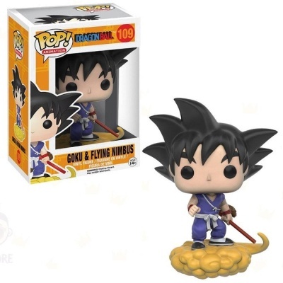 Figura Pop! Animation de Goku com nuvem amarela e roupa azul
