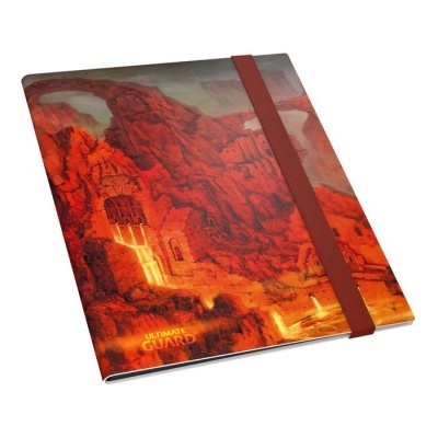 Capa com desenho artístico de rochas vermelhas e correia elástica