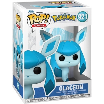 Figura Funko Pop! Games Glaceon Pokémon vinil azul
