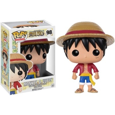 Boneco Funko Pop! Monkey D. Luffy de One Piece com caixa