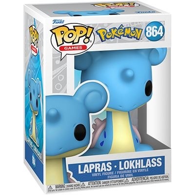 Figura de vinil Funko Pop Pokémon Lapras nº 864 na caixa