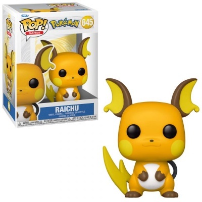 Figura de vinil Pokémon Raichu com embalagem Pop! Games