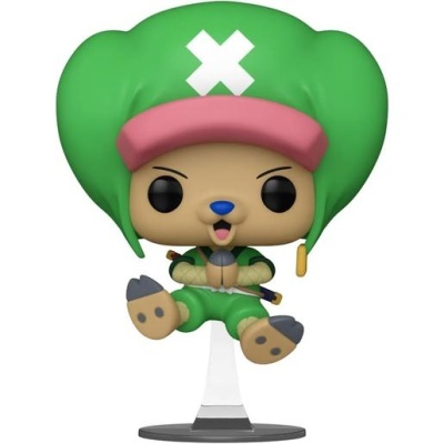 Figura de vinil de personagem com chapéu verde e roupa verde sentado