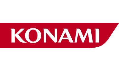 Logótipo da KONAMI em fundo branco