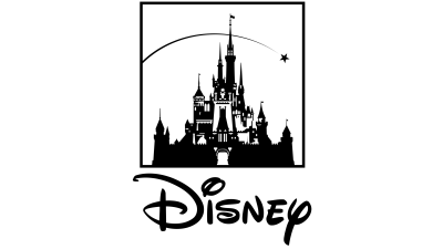Logotipo da Disney com castelo e texto
