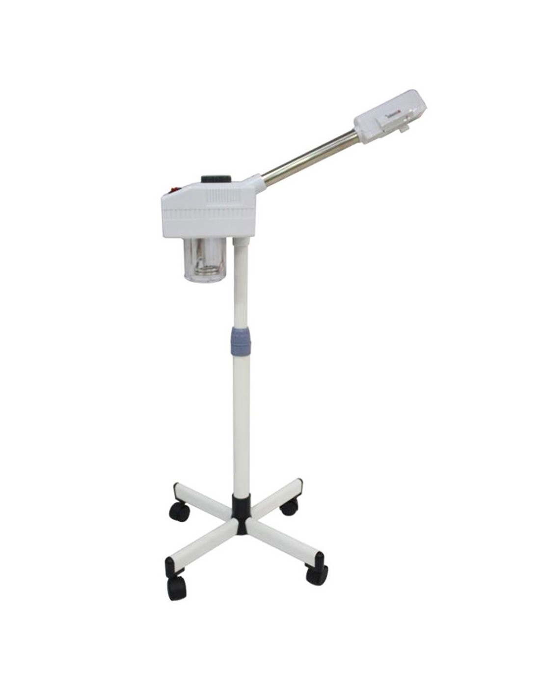 Vaporizador Facial 750W Máquina vaporizadora facial branca com base de rodas