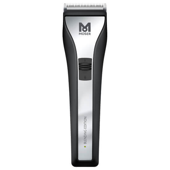 MOSER CHROM2STYLE BLENDING EDITION Máquina de cortar cabelo MOSER preta e prateada