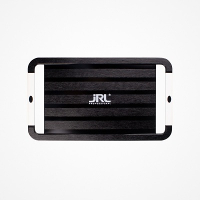 Tabuleiro preto com alças brancas e logo JRL PROFESSIONAL