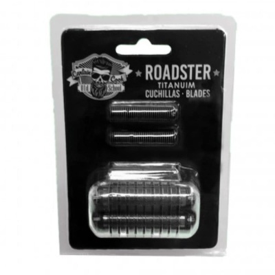 Embalagem preta com quatro lâminas Roadster para máquinas de barbear