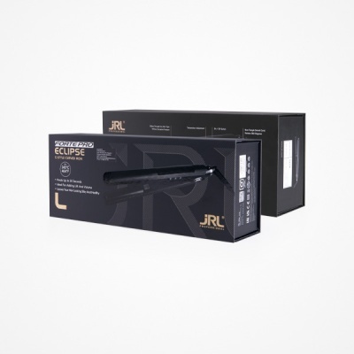 Caixa preta de ferro de alisar cabelo JRL Professional FORTE PRO ECLIPSE