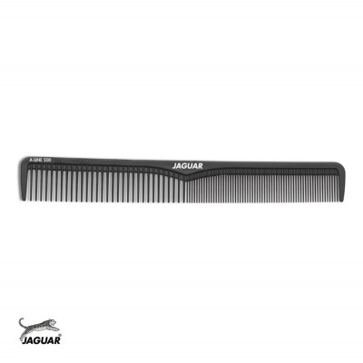 Pente preto JAGUAR modelo A-LINE 500 sobre fundo branco