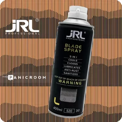 Spray JRL Professional Blade Spray 5 em 1 preto para lâminas de barbeador